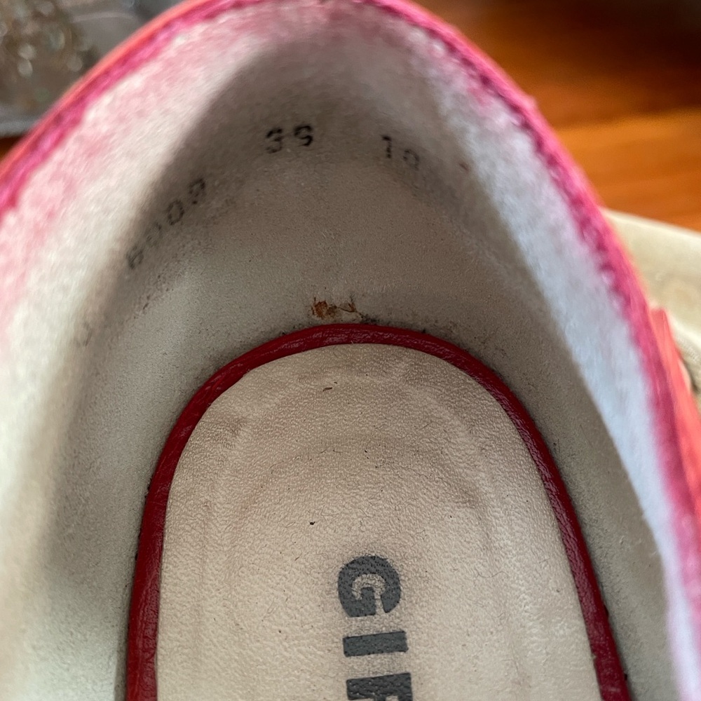 Giraudon red shoes, size 39 - Picture 5 of 6